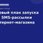 Пошаговый план запуска первой SMSрассылки для интернетмагазина