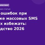 Топ-10 ошибок при отправке массовых SMS и как их избежать: руководство 2026
