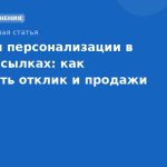 Секреты персонализации в SMS-рассылках: как увеличить отклик и продажи