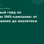 Пошаговый гайд по созданию SMSкампании: от планирования до аналитики